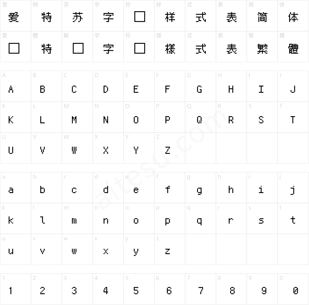 Ark Pixel 12px monospaced ko