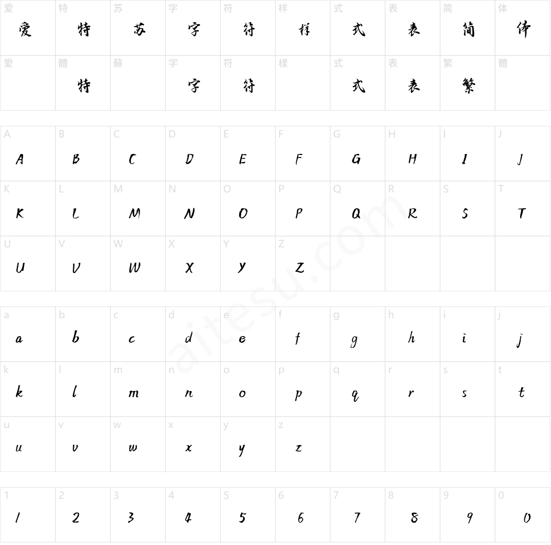 方正字迹-翰逸行楷 简