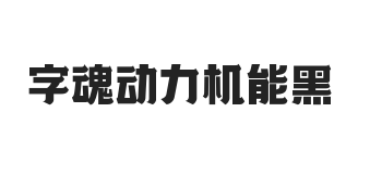 字魂动力机能黑