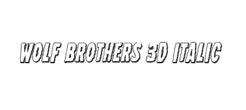 Wolf Brothers 3D Italic