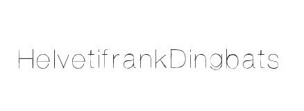 HelvetifrankDingbats